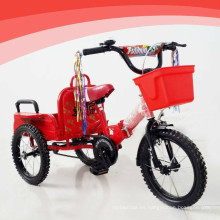 Fabricación de Yimei Triciclo de los niños dos asientos / ruedas de goma del triciclo del asiento doble / triciclo rotados del asiento de los gemelos para los niños pequeños